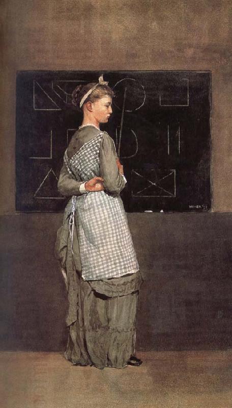 Winslow Homer Blackboard oil painting picture